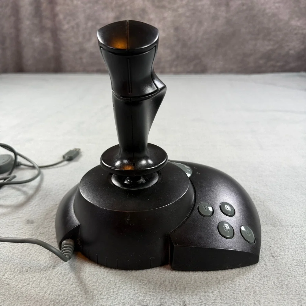Microsoft SideWinder Precision Pro Flight Joystick USB Adapter X03-57540 Tested